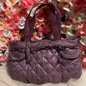 JUICY COUTURE Puffy Tote (purple/violet) Purse